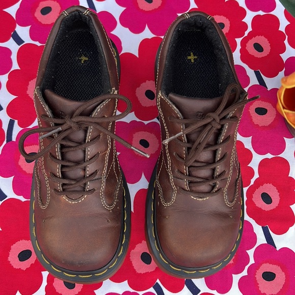 Dr. Martens Chunky Platform 5 Eye Y2K 90’s Vintage Oxfords - Picture 3 of 17